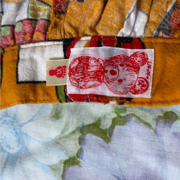 - vintage muchacha japanese brand mushroom asymmetrical hem midi skirt - - Picture 4 of 5